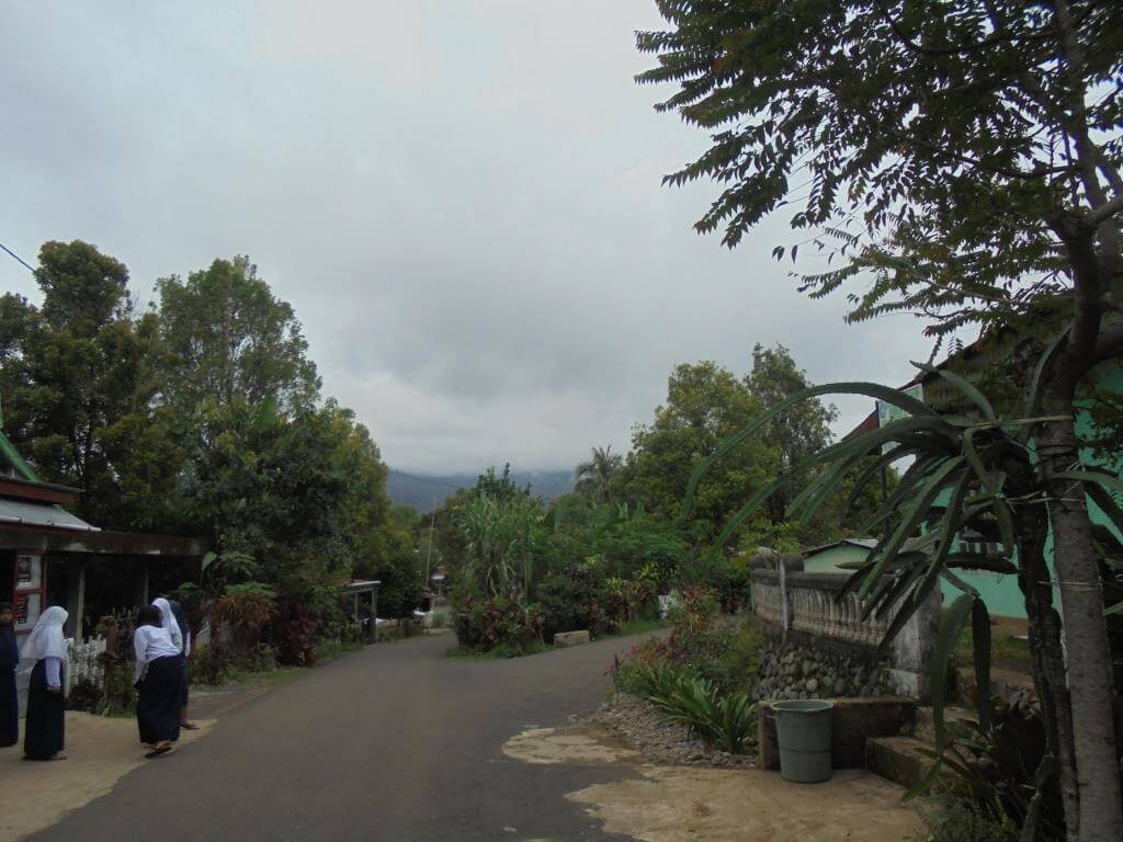 Jalan menuju desa embun pagi