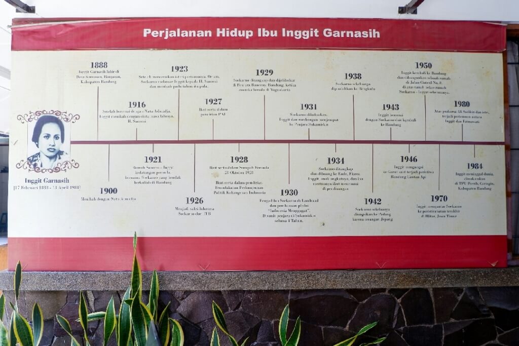 Timeline Kehidupan Inggit Ganarsih