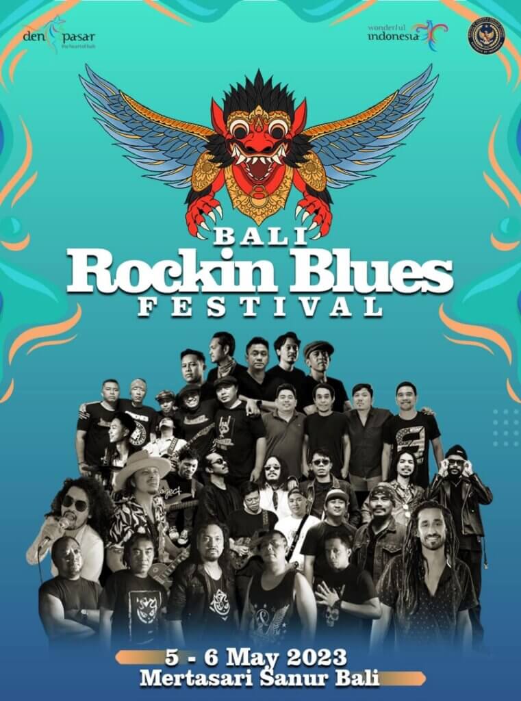 Poster Bali Rockin Blues Festival 2023