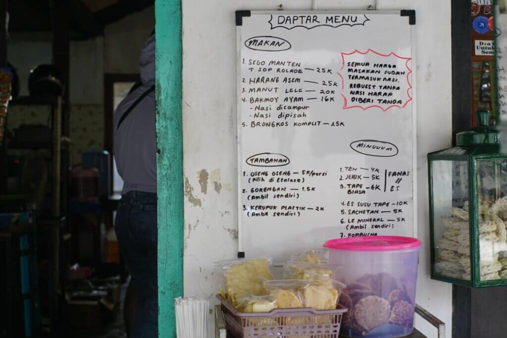 Sego Manten Kedai Rukun, Nostalgia Menu Resepsi Pernikahan Era 1990-an