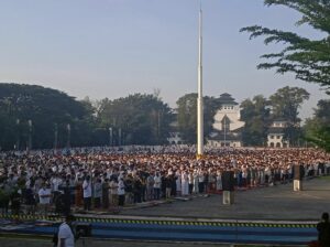 Gasibu, Lapangan Multifungsi yang Sempat Tertutup Tenda Biru